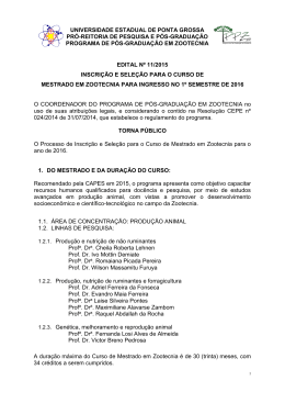Edital 11/2015 - Universidade Estadual de Ponta Grossa