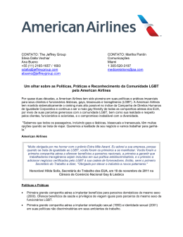 American Airlines GLBT Policies and Practices:
