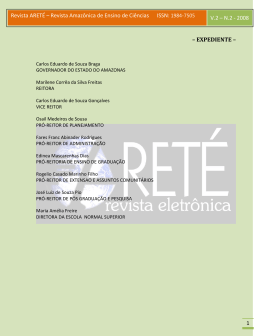 REVISTA ELETRÔNICA ARETÉ – V.2 – N.2 - revistas eletrônicas
