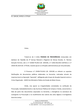 aqui - Tribunal de Justiça do Estado de Mato Grosso