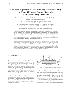 A Simple Apparatus for Determining the Permeability of Thin
