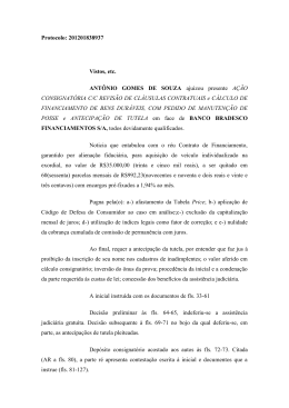 Protocolo: 201201838937 Vistos, etc. ANTÔNIO GOMES DE SOUZA
