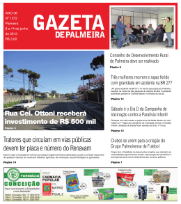 Jornal digital GAZETA DE PALMEIRA 1272