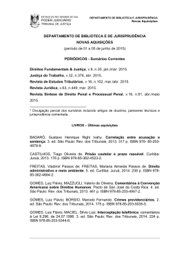 Junho 2015 - Tribunal de Justiça do Estado do Rio Grande do Sul