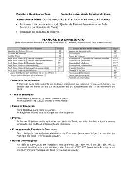 07/10/2014 - Manual do Candidato