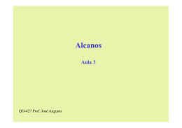 Aula 3 - Alcanos