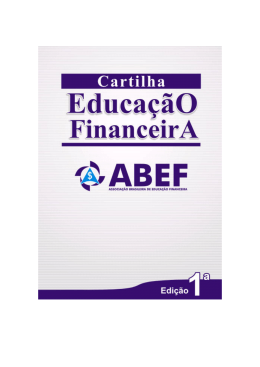 Cartilha de educação financeira 2