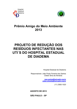 Hospital Estadual de Diadema - Projeto Hospitais Saudáveis