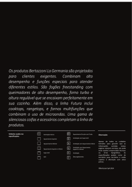 Os produtos Bertazzoni La Germania são projetados - MGBP