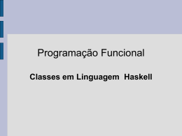 Classes em Haskell