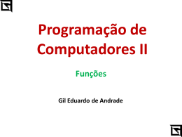 Implementação - Gil Eduardo de Andrade