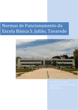 Normas de Funcionamento da Escola Básica S. Julião, Tavarede