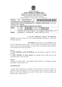 Edital completo em PDF - Justiça Federal na Paraíba