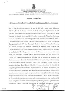 12ª Vara Cível - Tribunal de Justiça do Estado da Bahia