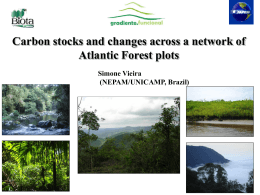 Carbon stocks and changes across a network of Atlantic