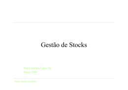 Gestão de Stocks