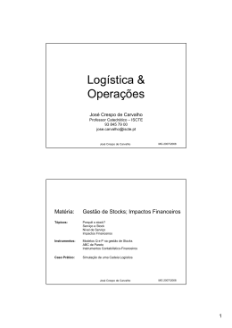 Logistica - MBA - Mestrado em Gestão de Empresas 5ª Edição
