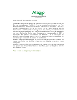 A Afagro/RS entrega carta com demandas da categoria ao CODIPE