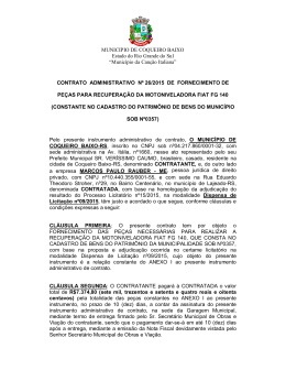 Contrato 026/2015 - Município de Coqueiro Baixo