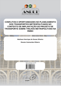 conflitos e oportunidades no planejamento dos transportes