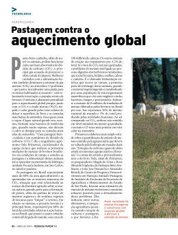 aquecimento global - Revista Pesquisa FAPESP