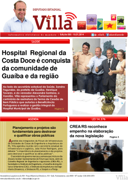 Hospital Regional da Costa Doce é conquista da comunidade de