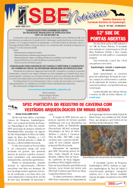 SBE - Sociedade Brasileira de Espeleologia
