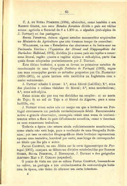 C. A. DE SOUSA PIMENTEL (1894), silvicultor, como também o era