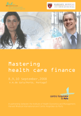 Mastering health care finance