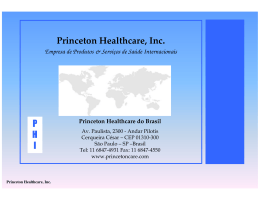 Princeton Healthcare, Inc. P H I