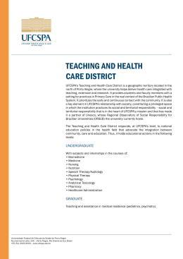 TEACHING AND HEALTH CARE DISTRICT