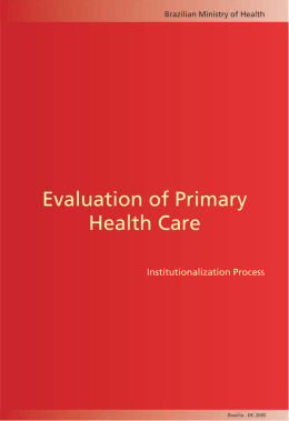 Evaluation of Primary Health Care