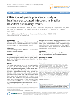 O026: Countrywide prevalence study of healthcare