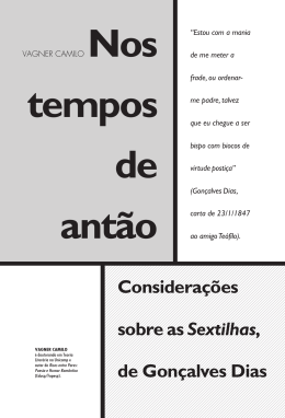 Considerações sobre as Sextilhas, de Gonçalves Dias