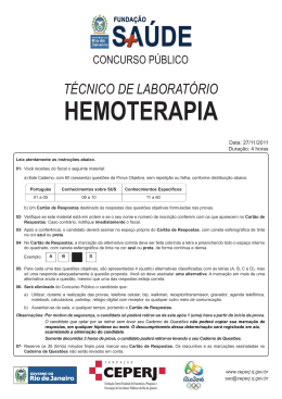 Técnico de Laboratório - Hemoterapia.indd