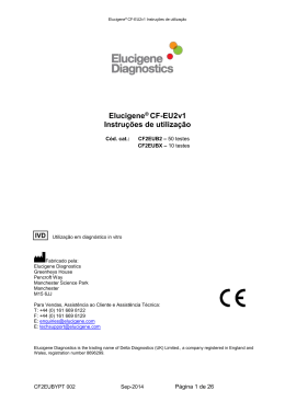 Elucigene® CF-EU2v1 Instruções de utilização