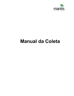 Manual da Coleta - Mantis Diagnósticos