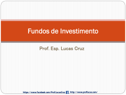 Aula 05 - Fundos de Investimento