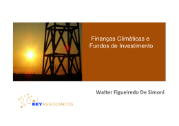 Finanças Climáticas e Fundos de Investimento