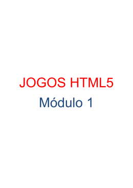 JOGOS HTML5 Módulo 1