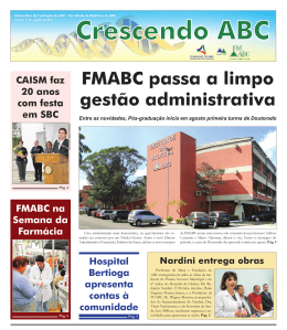 FMABC passa a limpo gestão administrativa