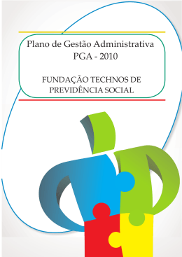 Plano de Gestão Administrativa PGA - 2010