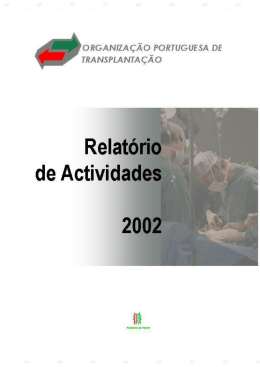 Relatório de Atividades da Organização Portuguesa de