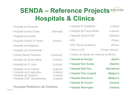 SENDA – Reference Projects Hospitals & Clinics