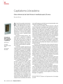 Capitalismo à brasileira - Revista Pesquisa FAPESP