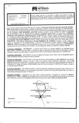 Termo Aditivo 25.2015 – Empresa Municipal de Moradia