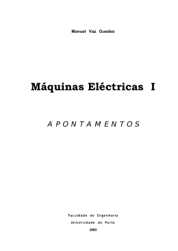 Máquinas Eléctricas I - apontamentos