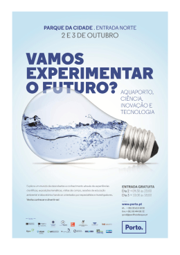 Programa Aquaporto, Ciência, Inovação e Tecnologia 2015