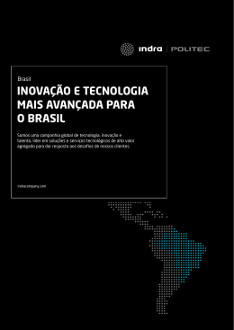 inovação e tecnologia mais avançada para o brasil