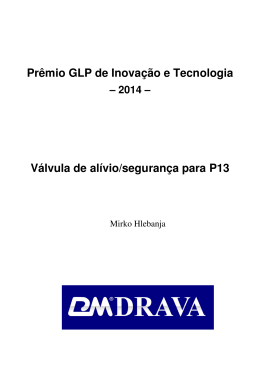 Prêmio GLP de Inovação e Tecnologia Válvula de alívio/segurança